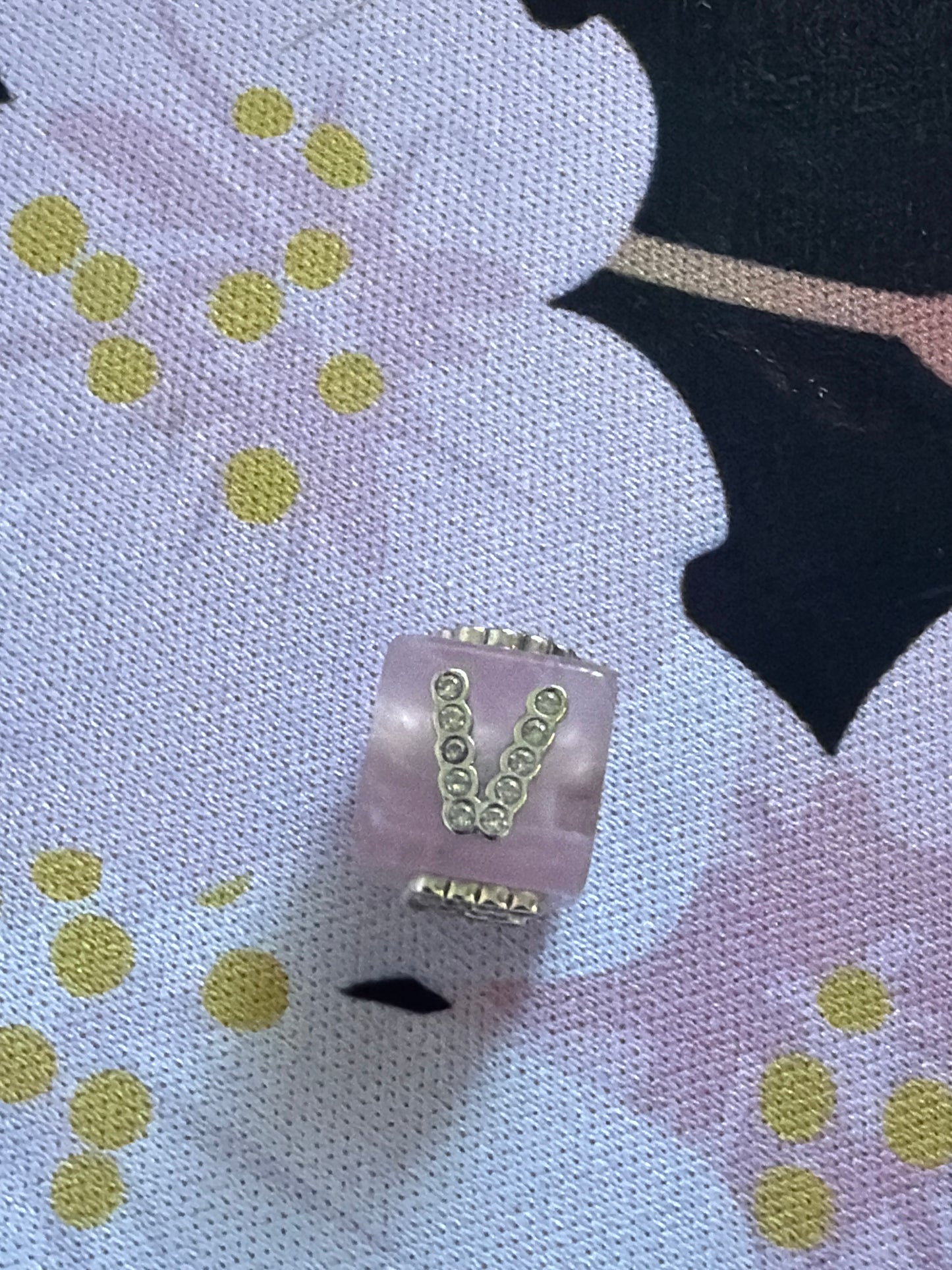 Genuine Pandora Silver Pink Murano Glass Love Cube Charm