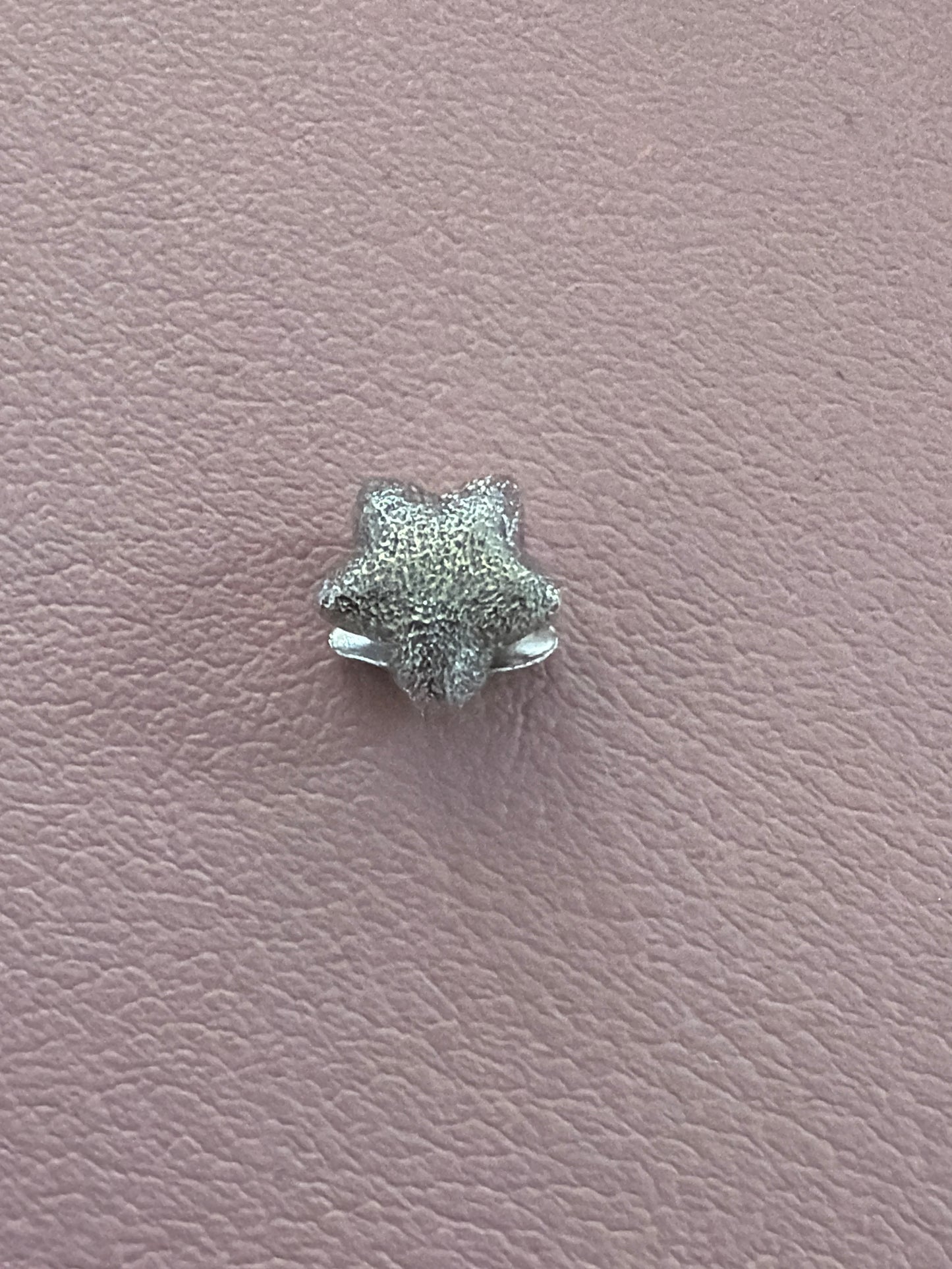 Genuine Pandora Plain Matte Textured Heart Mini Charm