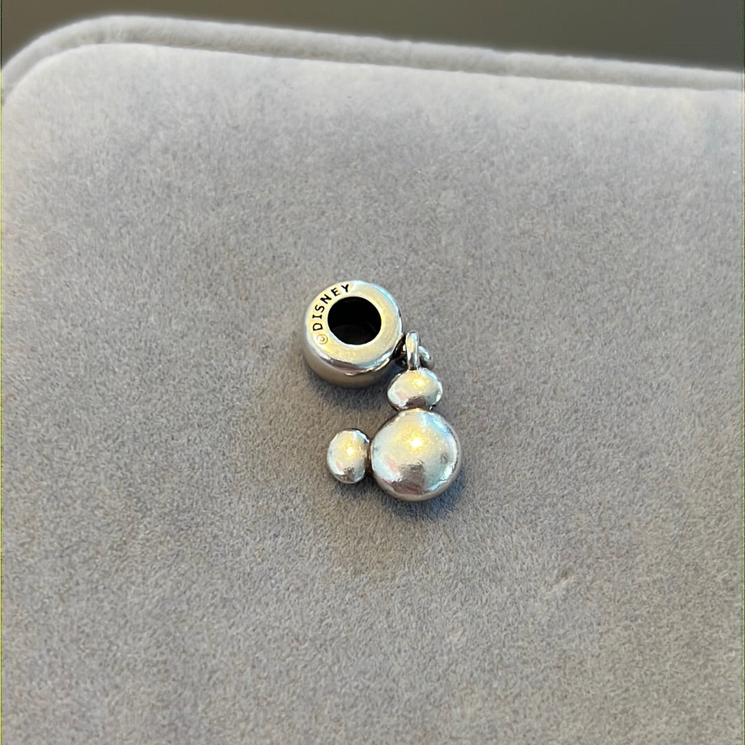 Genuine Pandora Disney Plain Mickey Mouse Face Dangle