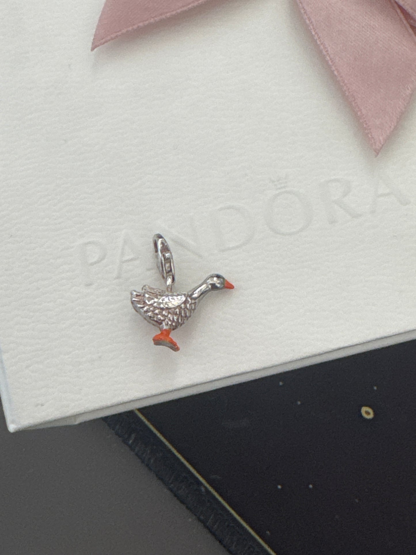 Genuine Thomas Sabo Enamel Club Goose Dangle Charm