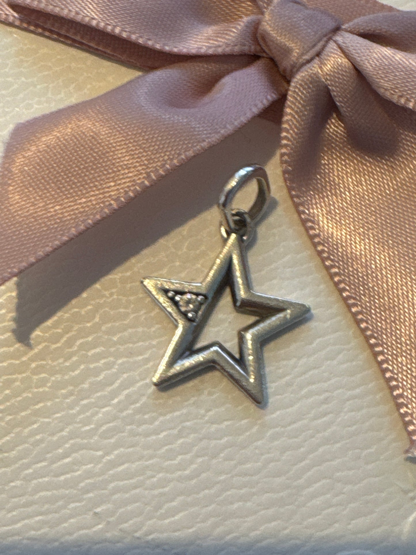 Genuine Pandora Me Cz Star Medallion Charm