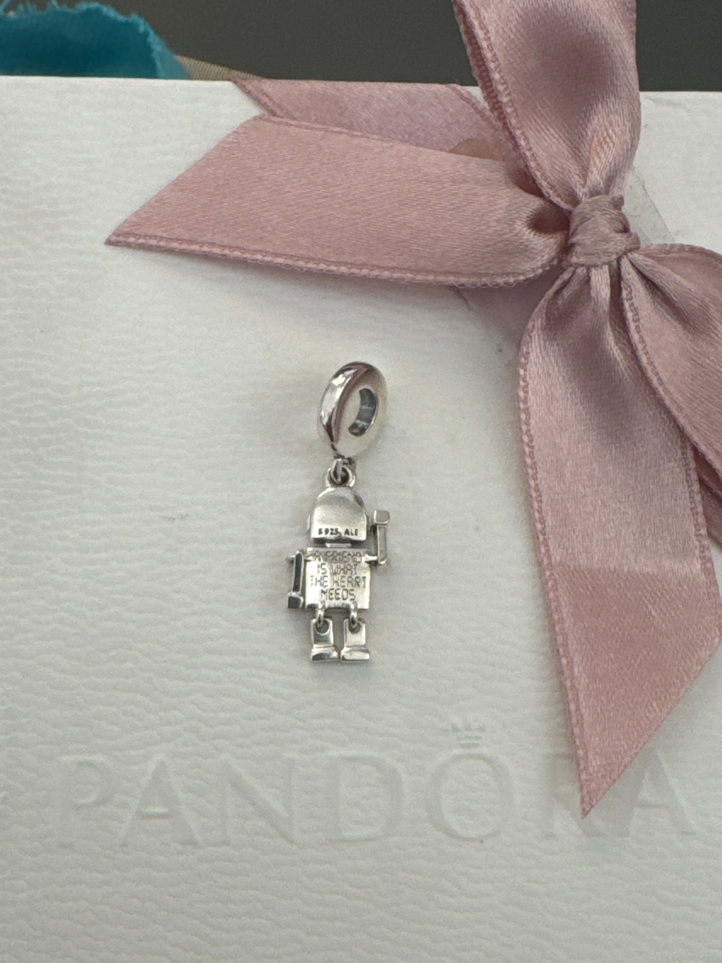 Genuine Pandora Betsie Robot Dangle Charm