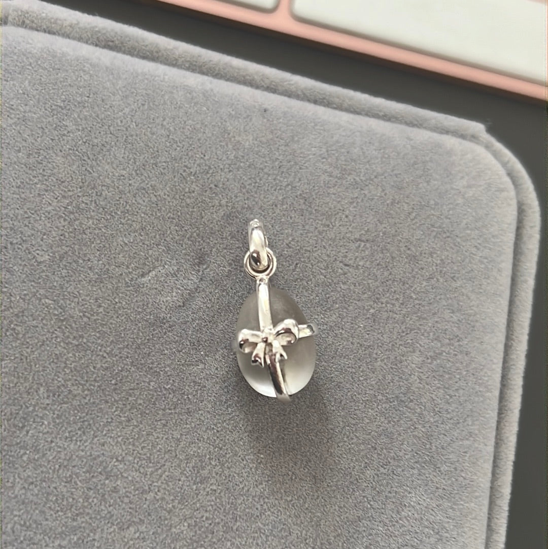 Genuine Links of London Frosted Glass Easter Egg Charm
