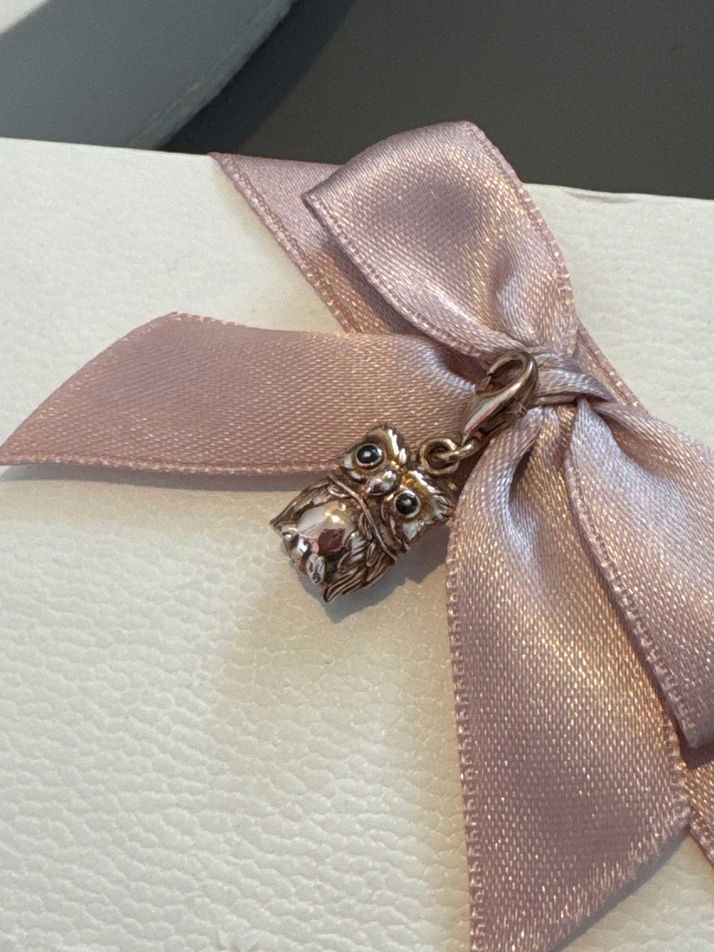 Genuine Thomas Sabo Rose Gold Heavy Owl Clip Charm