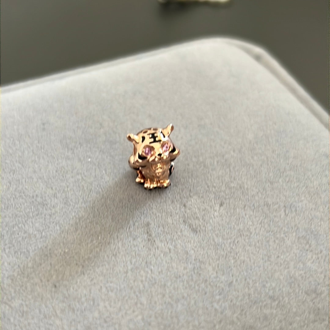 Genuine Pandora Rose Golf Chinese Tiger Pave Charm