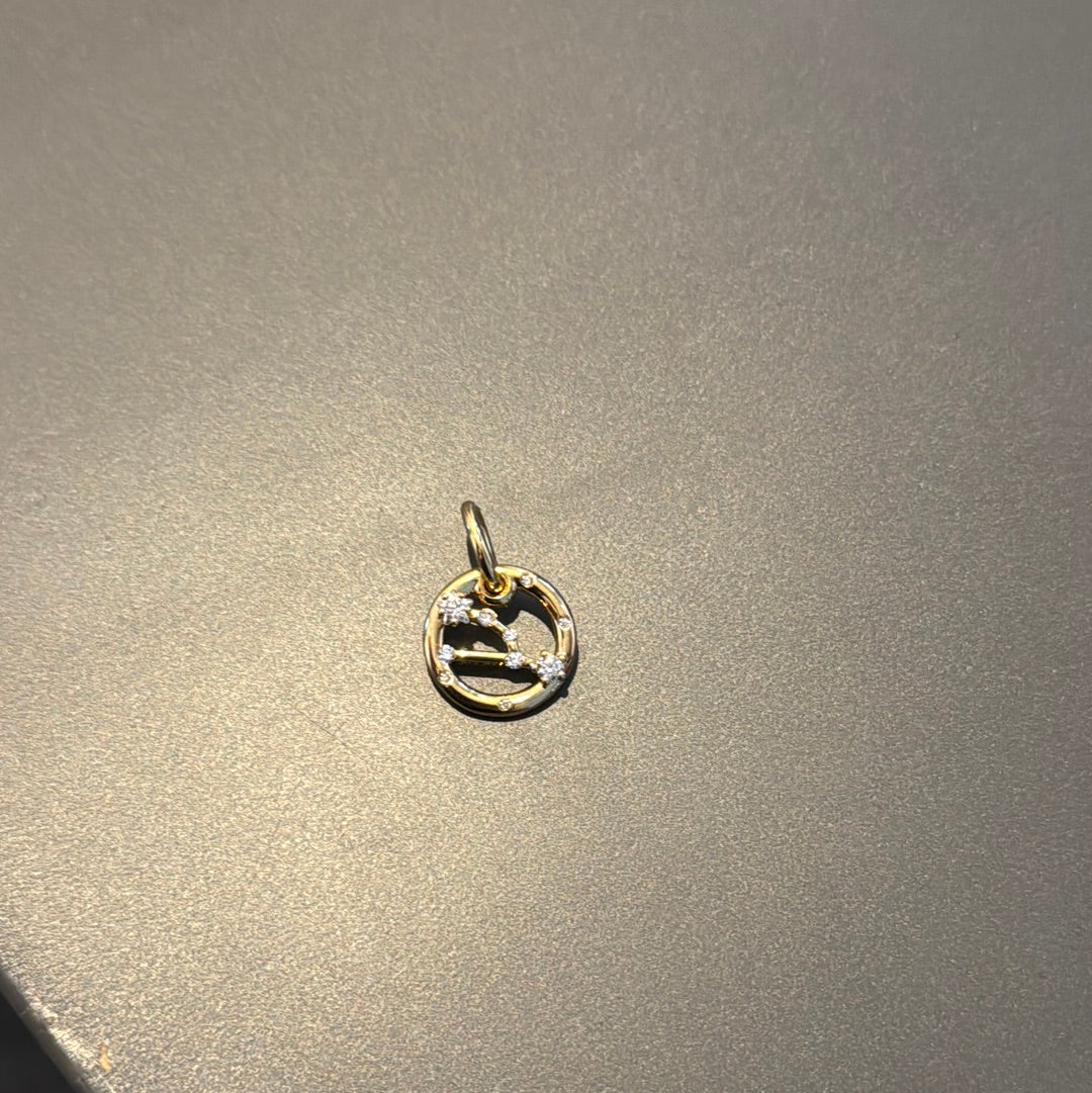 Genuine Pandora Shine Gold Taurus Star Sign Horoscope Dangle Charm