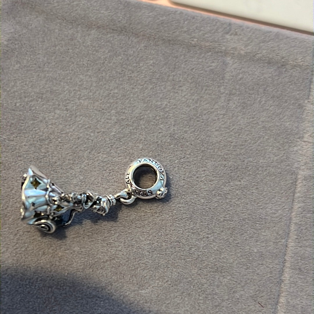 Genuine Pandora Beauty and the Beast Belle Princess Dangle Charm