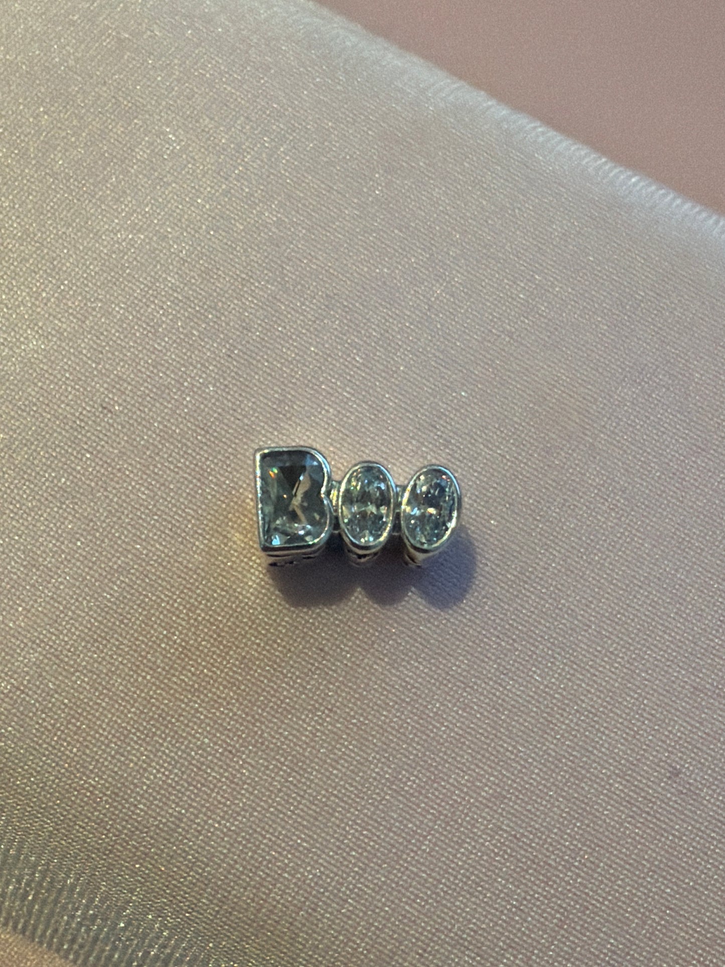 Genuine Pandora Boo Halloween Enamel Ghost Word Charm