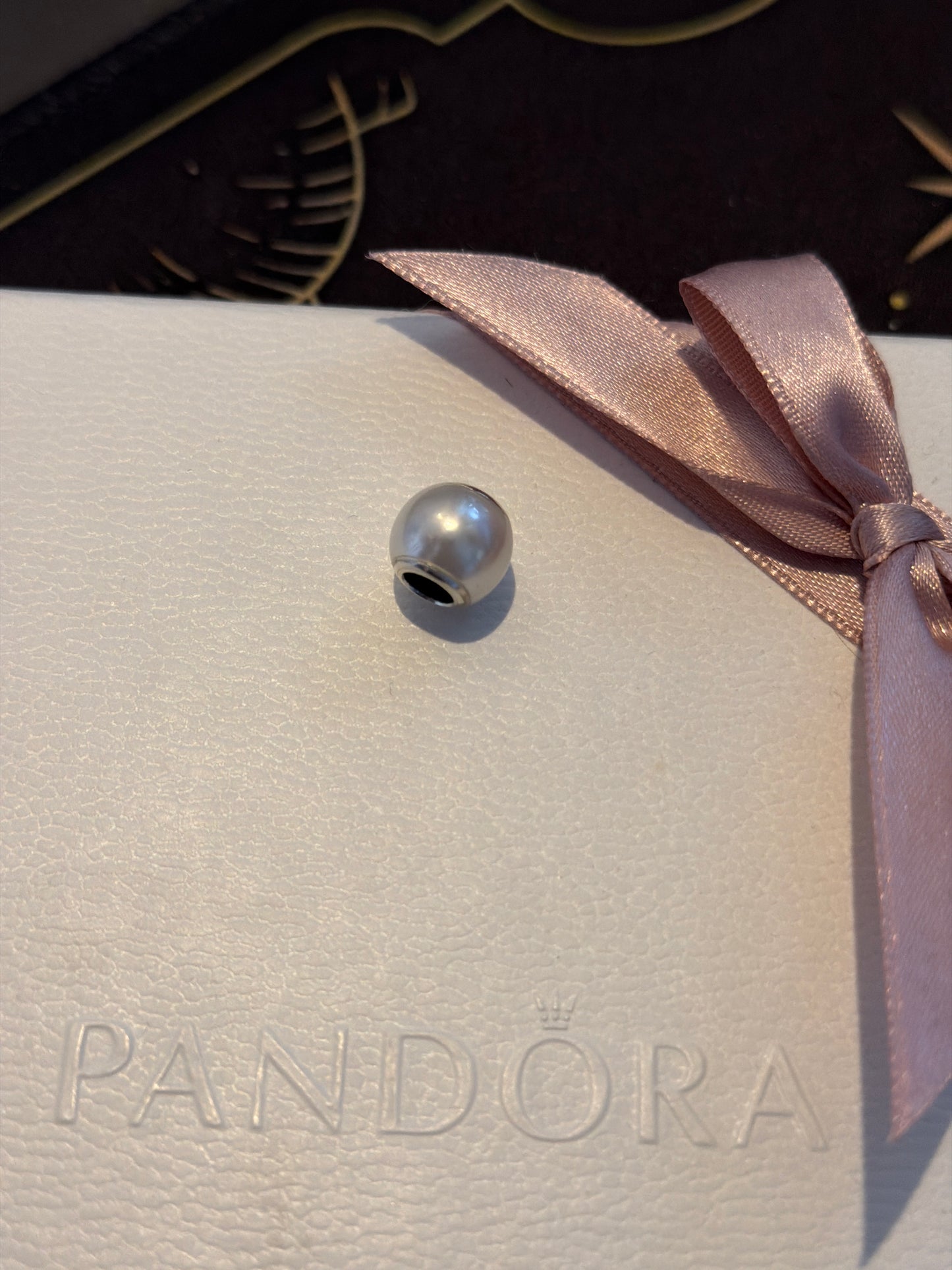 Genuine Pandora Pearl Charm