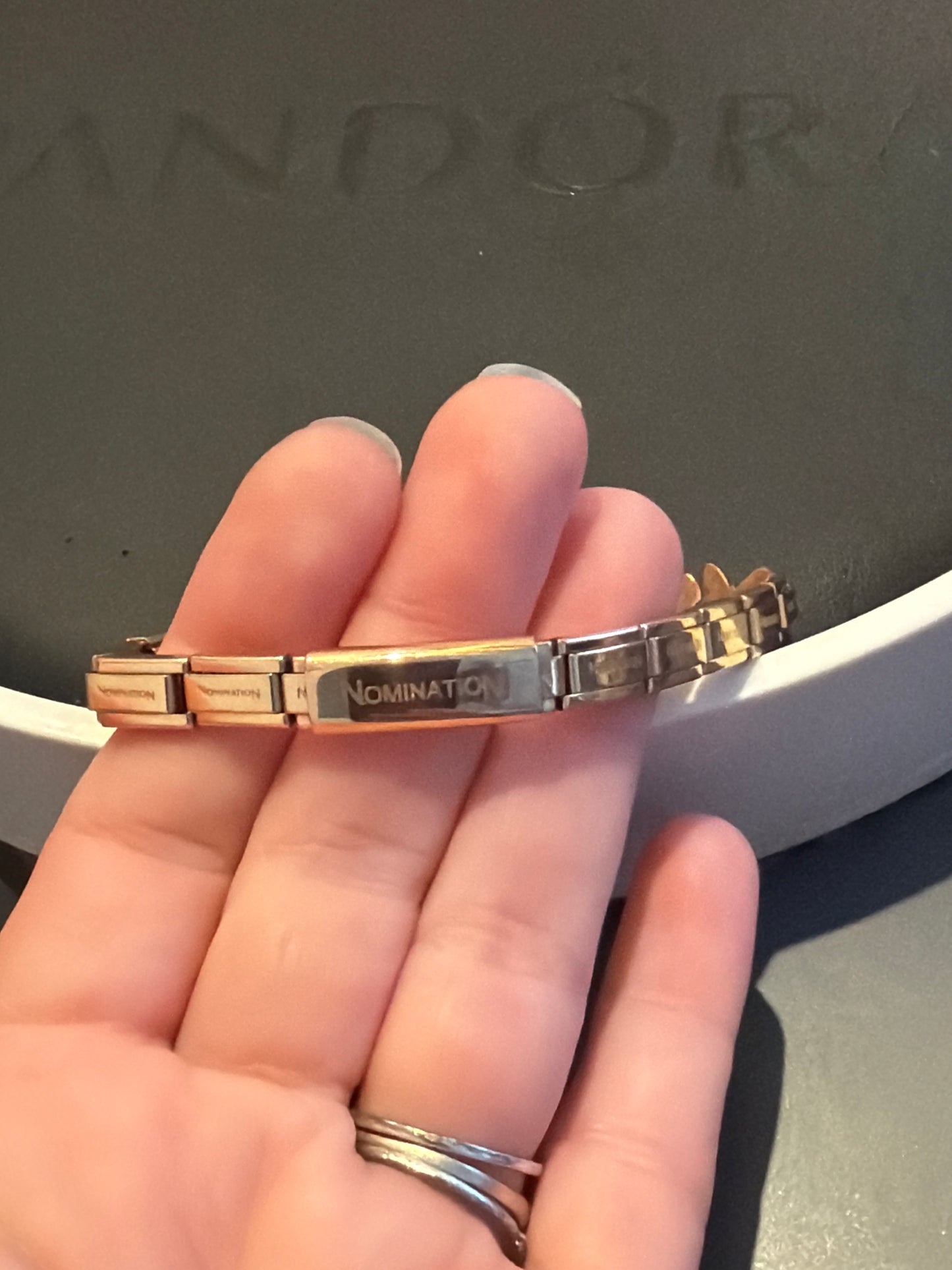 Genuine Nomination Shine Gold Butterfly Bracelet 18cm