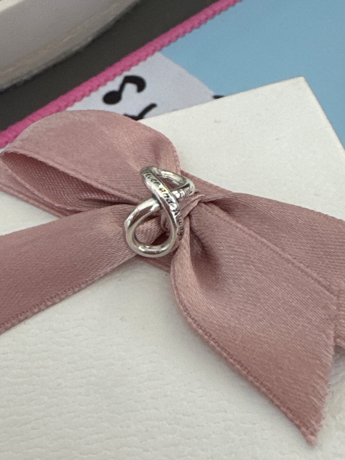 Genuine Pandora Family Forever & Always Infinity Charm