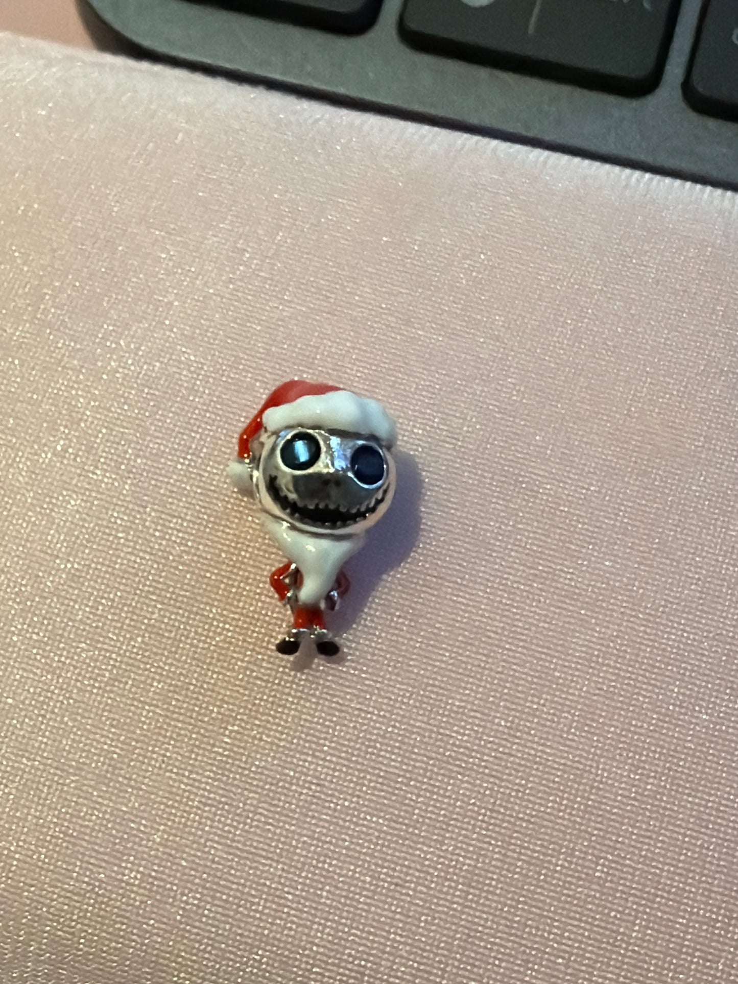 Genuine Pandora Disney Santa Jack Skellington Nightmare Before Christmas Dangle