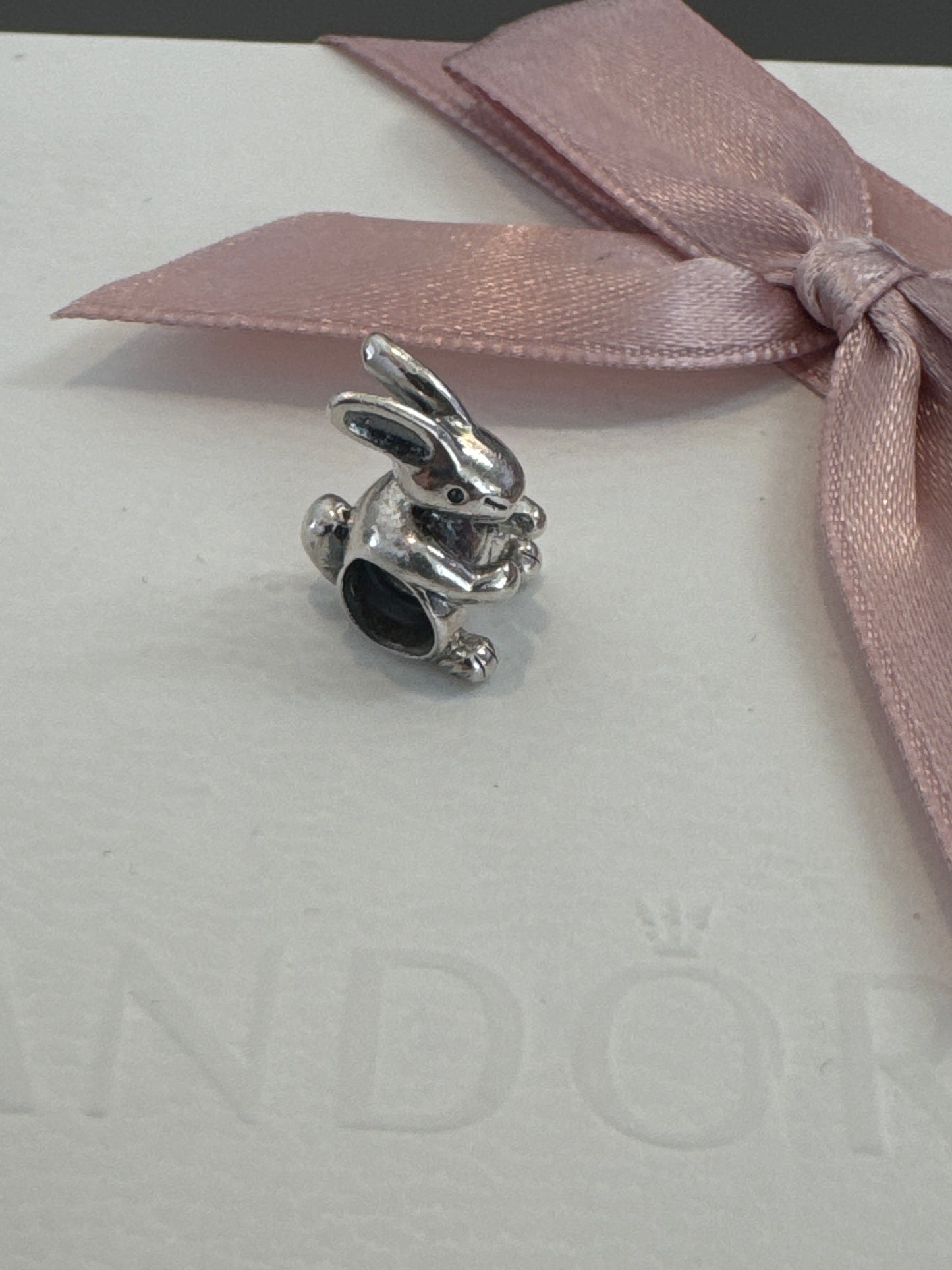 Sterling Silver Rabbit Easter Bunny Animal Charm