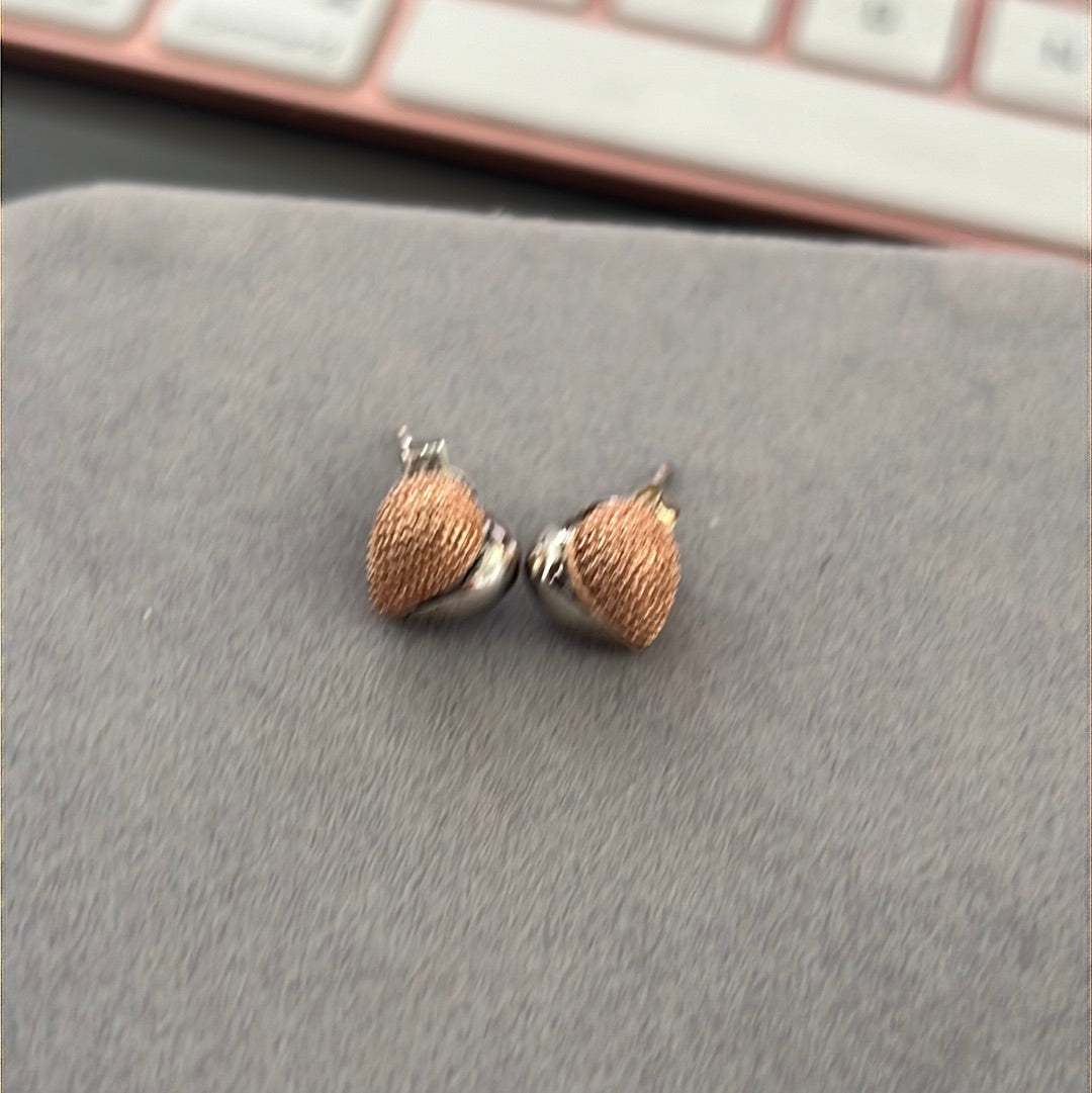 Genuine Links of London Masquerade Heart Stud Earrings Rare