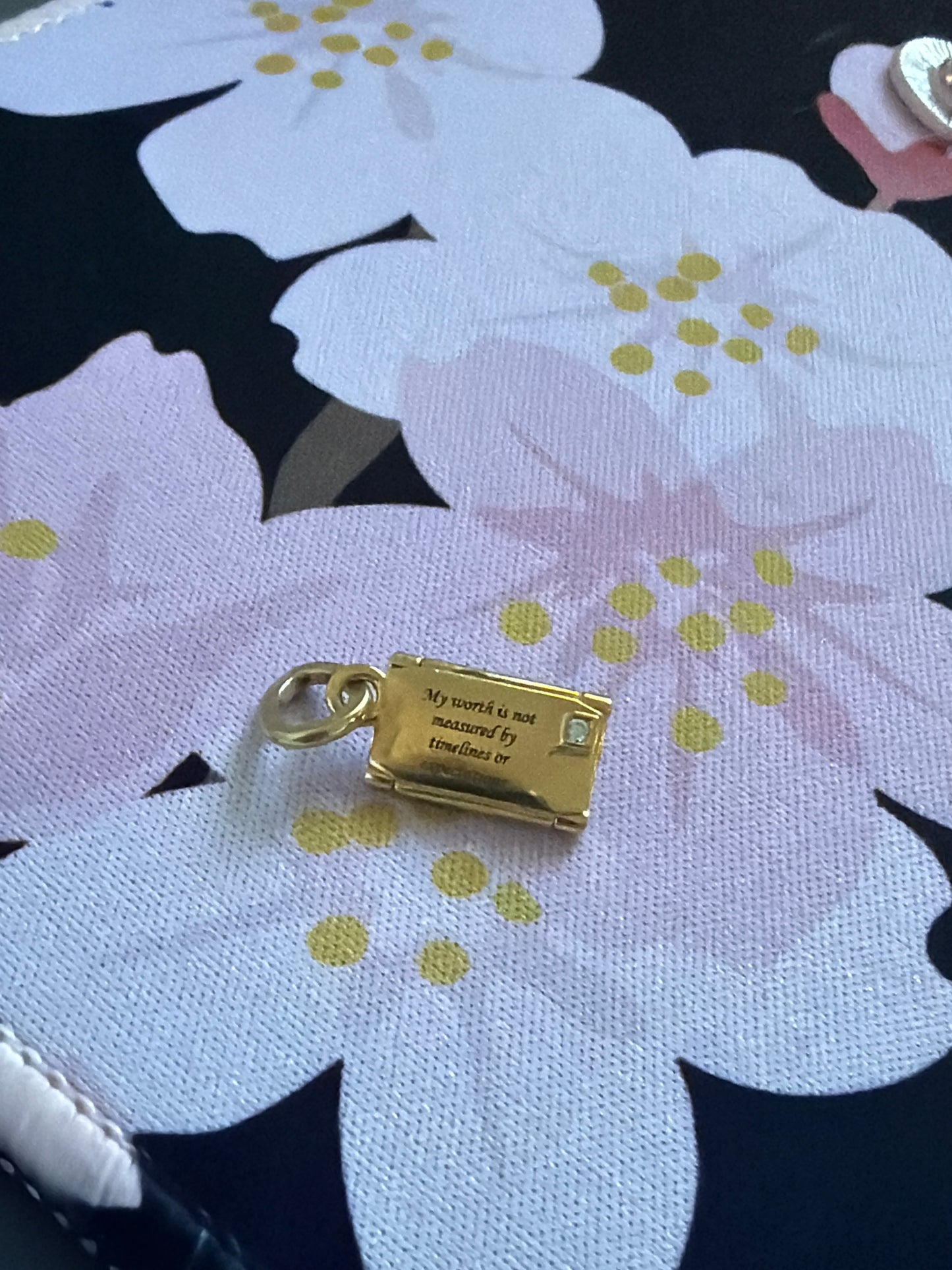 Genuine Pandora Shine Gold Envelope Openable Letter Dangle Charm