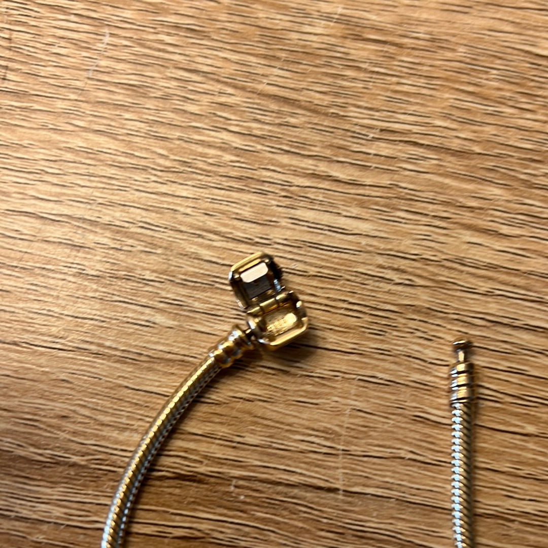 Genuine Pandora RARE HTF Solid Gold 14K Bracelet 18cm
