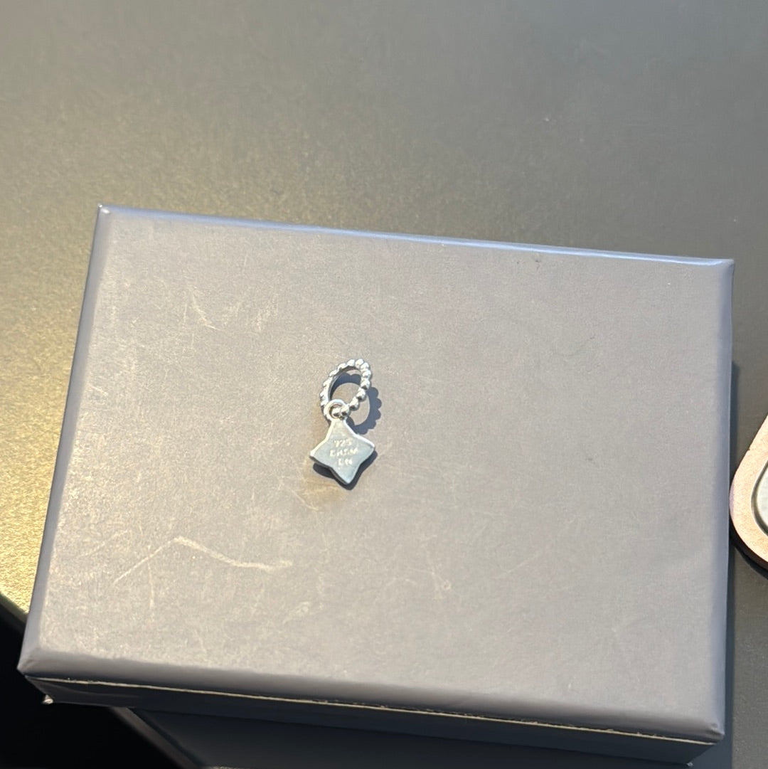 Genuine Chamilia Tiny Diamond Plain Dangle Charm