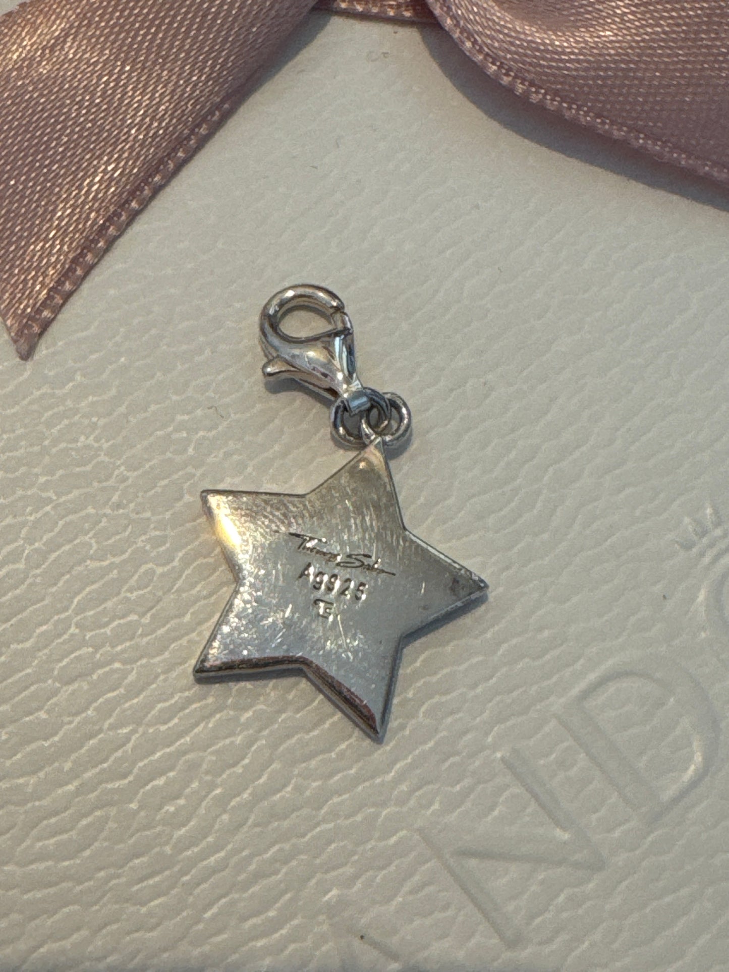 Genuine Thomas Sabo Large Turquoise Teal Star Dangle Charm