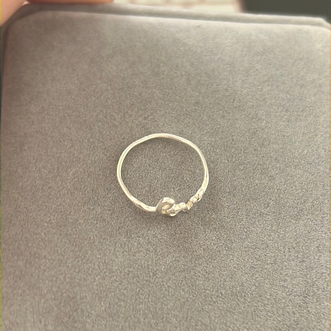 Sterling silver Love Ring Size 56