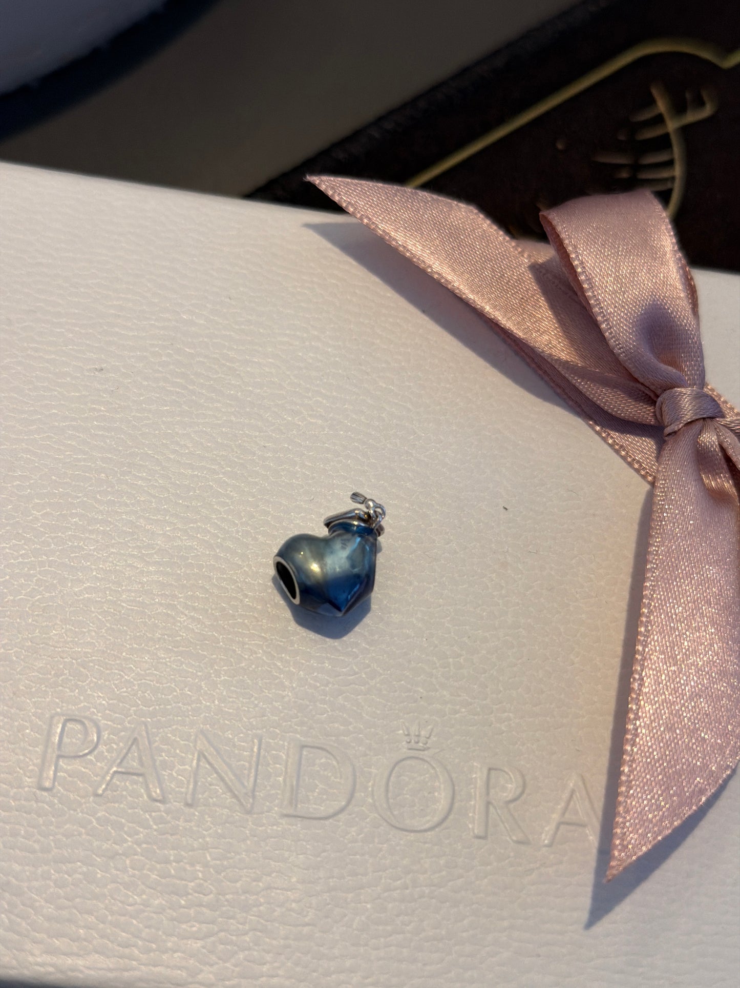 Genuine Pandora Graduation Heart 2023 Enamel Hat Charm