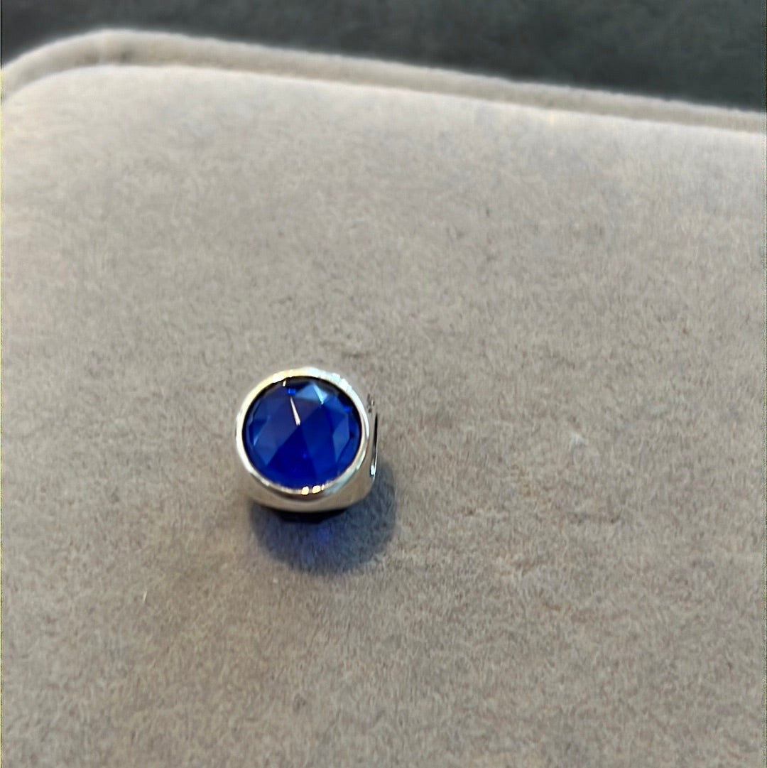 Genuine Pandora Blue Poetic Droplet Trilogy Stone Charm