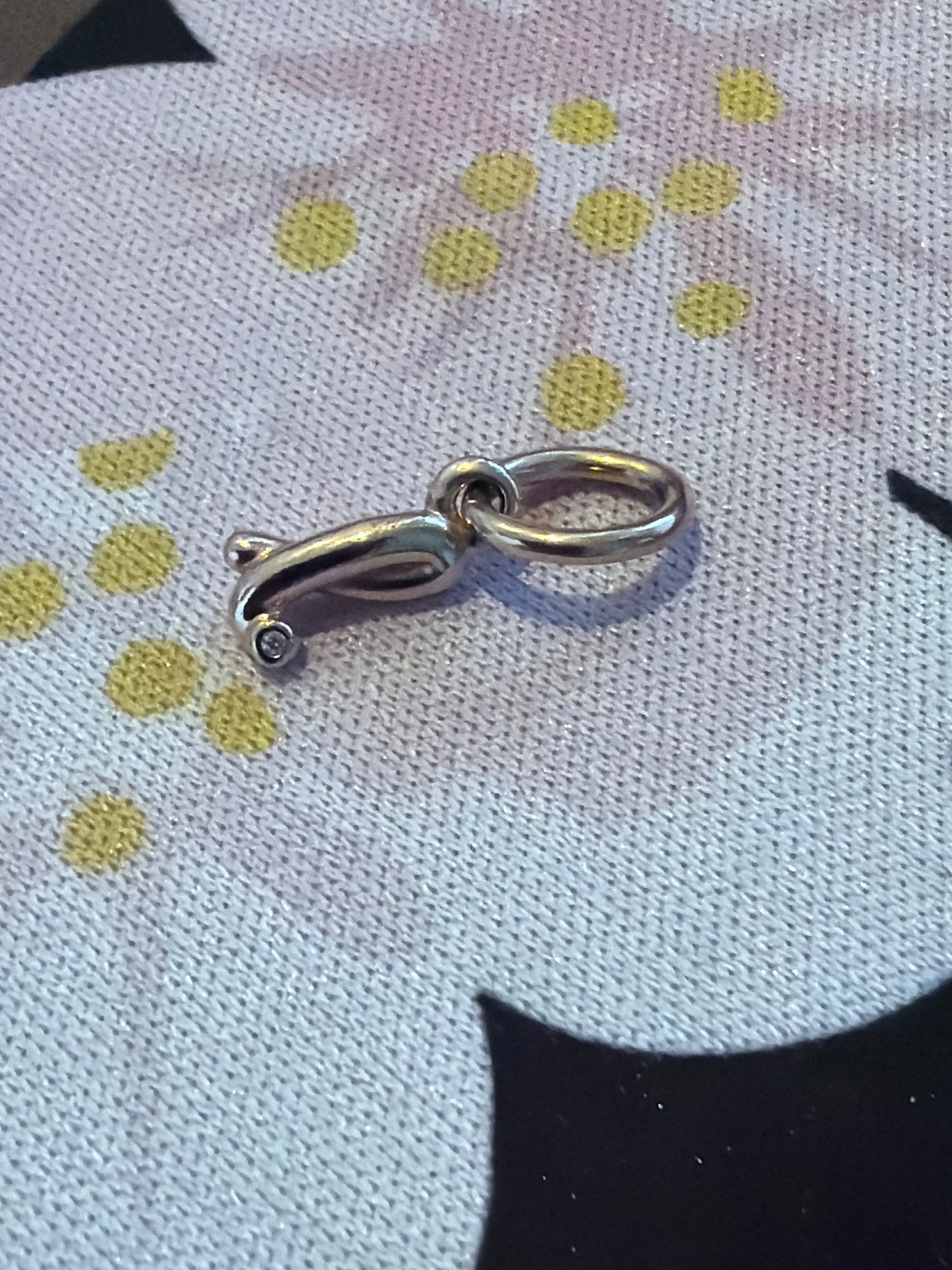Genuine Pandora Rose Gold Tiny Dangle Letter L Charm