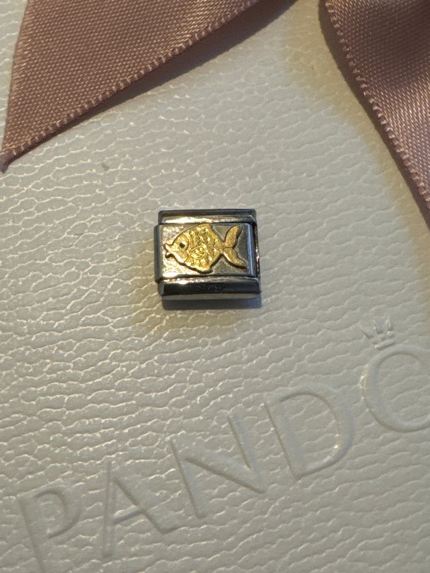 Genuine Nomination Rose Gold Fish Link Charm