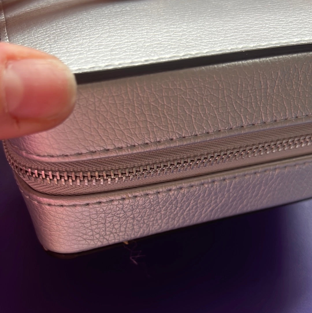 Genuine Pandora Small Sized Silver Jewellery Box With Travel items