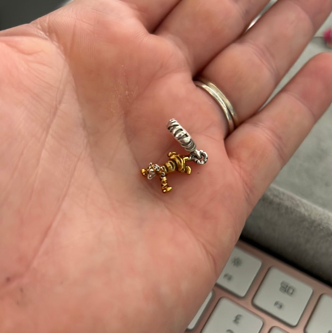 Genuine Pandora Tigger Disney New Style Dangle Charm