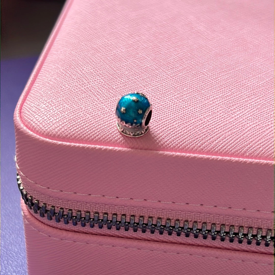 Genuine Pandora Disney Parks Magic Enamel Snowglobe Charm