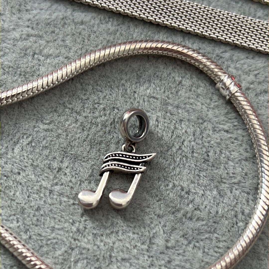 Genuine Chamilia Dangle Musical Note Charm