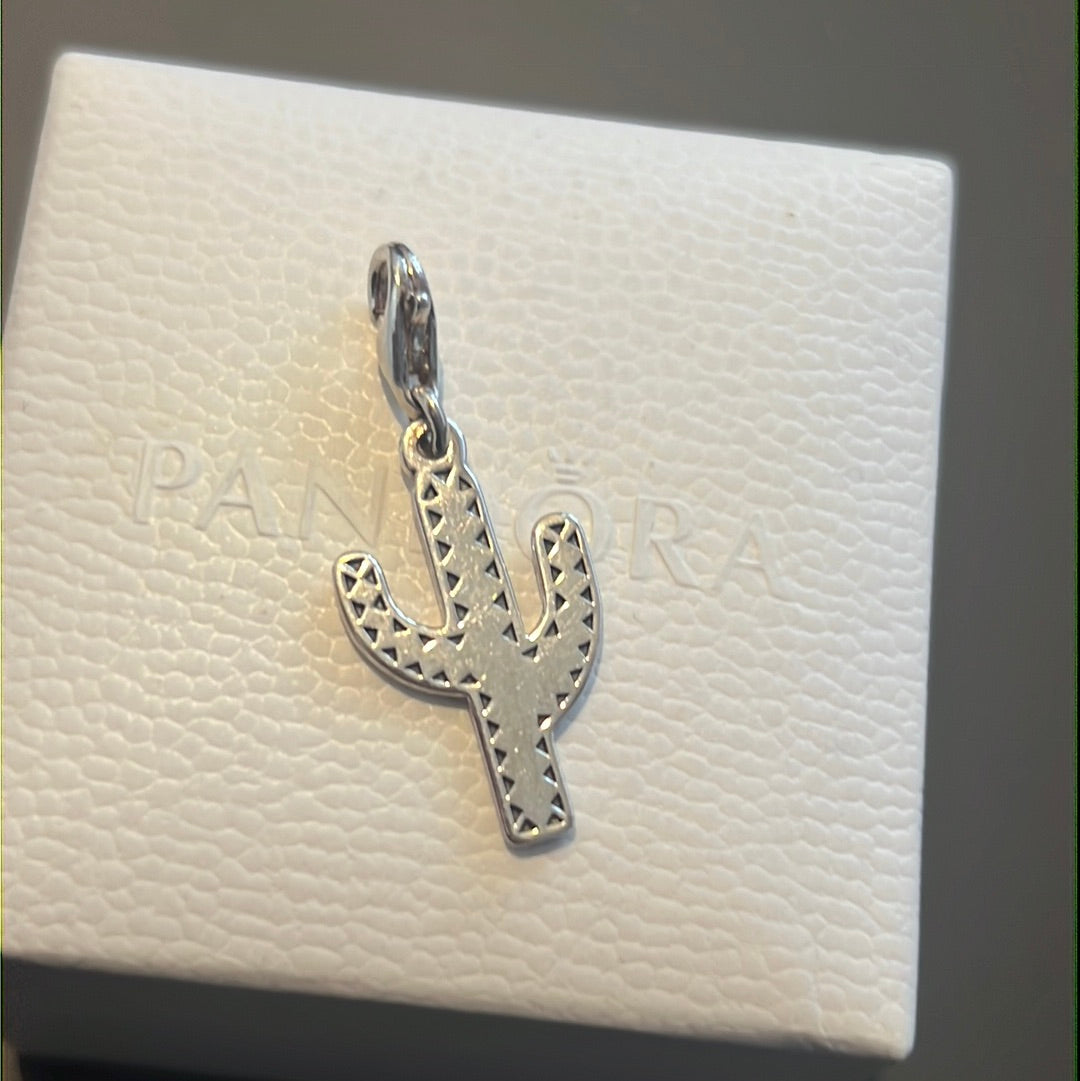 Genuine Thomas Sabo Plain Silver Cactus Clip Charm