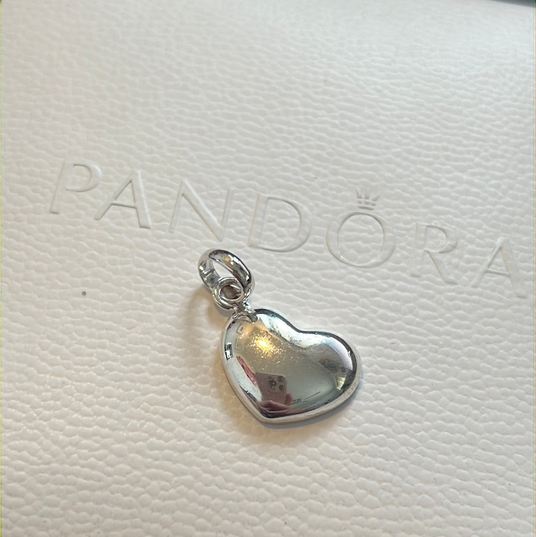 Genuine Links of London Sterling Silver Heart With Flat Bottom Charm fits on Sweetie