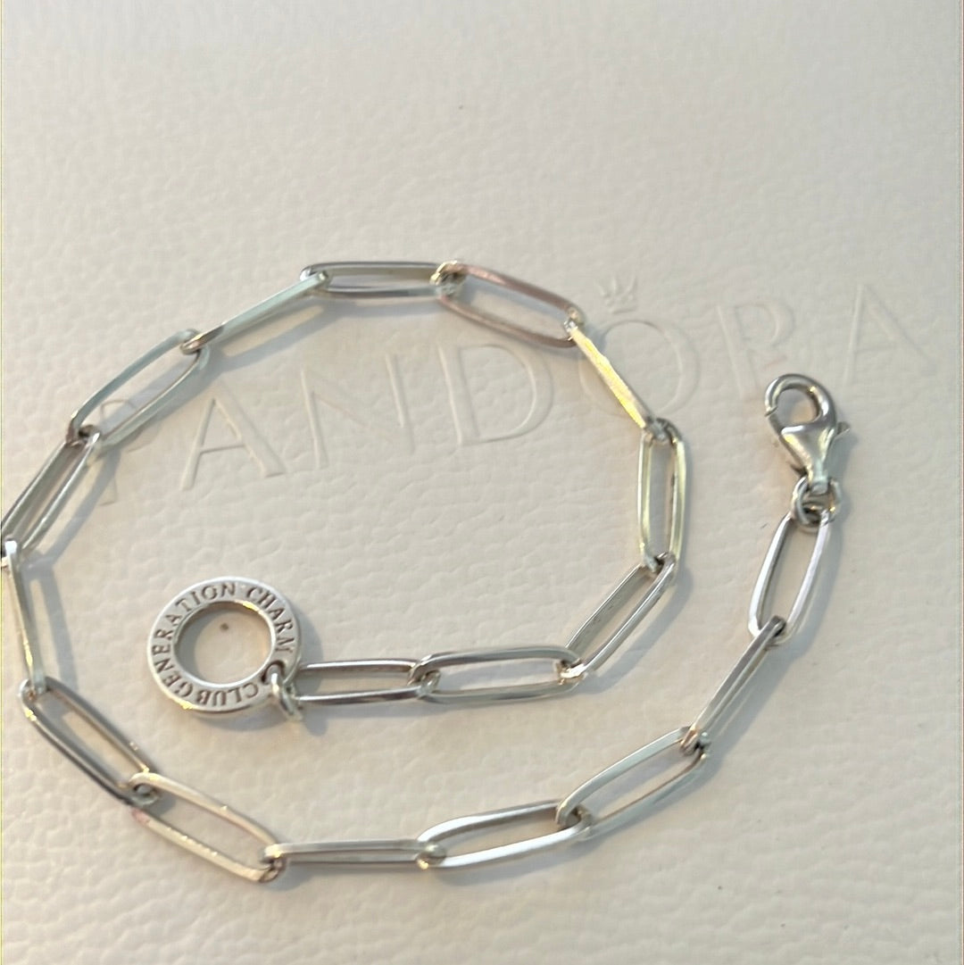 Genuine Thomas Sabo Link Paperclip 19cm Bracelet
