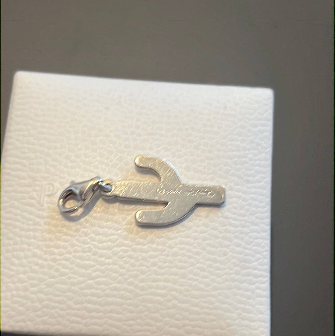 Genuine Thomas Sabo Plain Silver Cactus Clip Charm