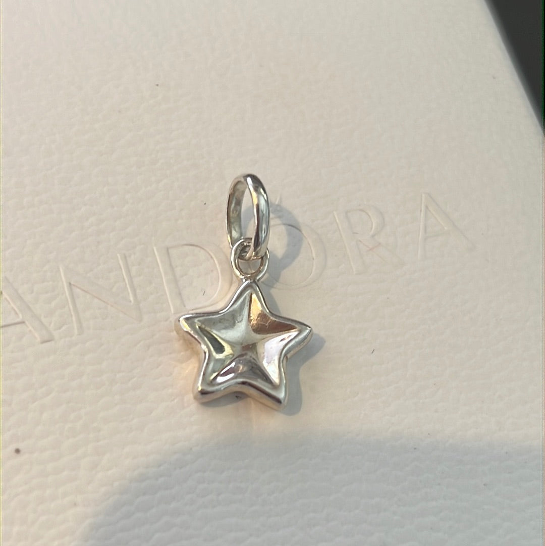 Genuine Links of London Sterling Silver Star Charm fits on Sweetie Bracelet