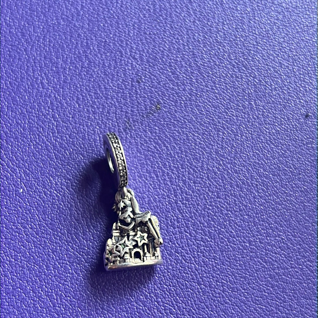 Genuine Pandora Disney Parks Tinkerbell Princess Castle Charm