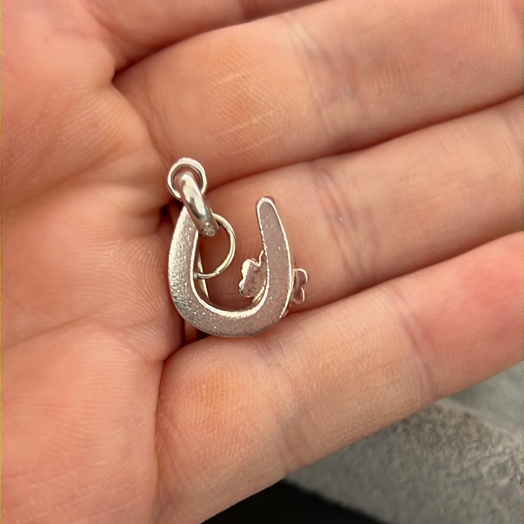 Genuine Links of London Enamel Large Horse Shoe Good Luck Charm