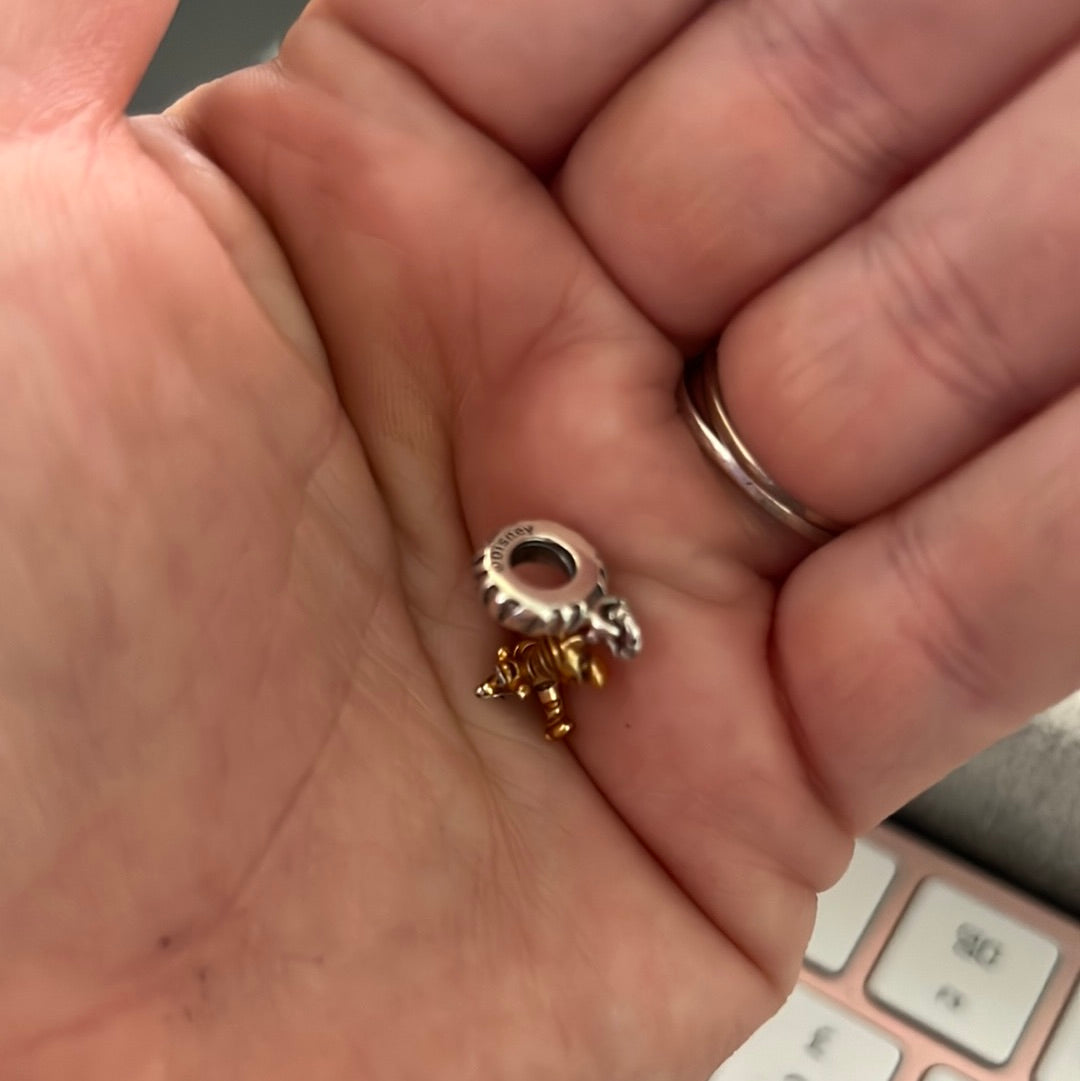 Genuine Pandora Tigger Disney New Style Dangle Charm