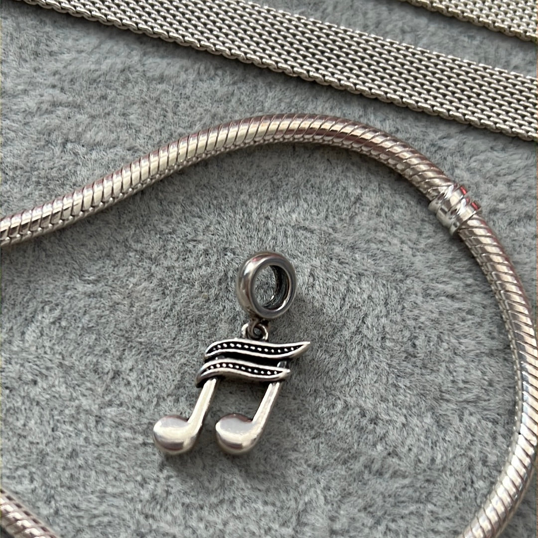 Genuine Chamilia Dangle Musical Note Charm