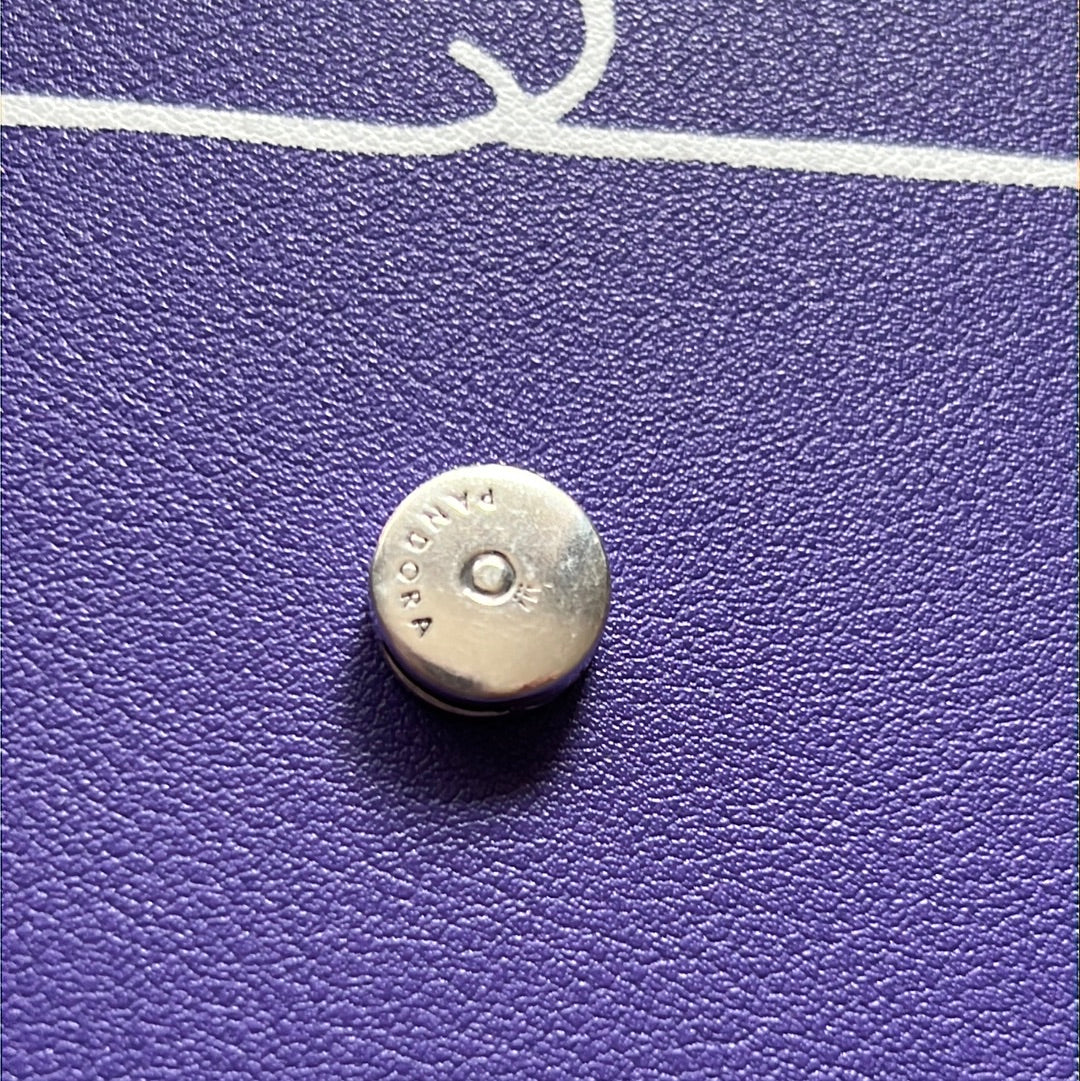 Genuine Pandora Reflexions Charm Pink and Purple Droplet Stone