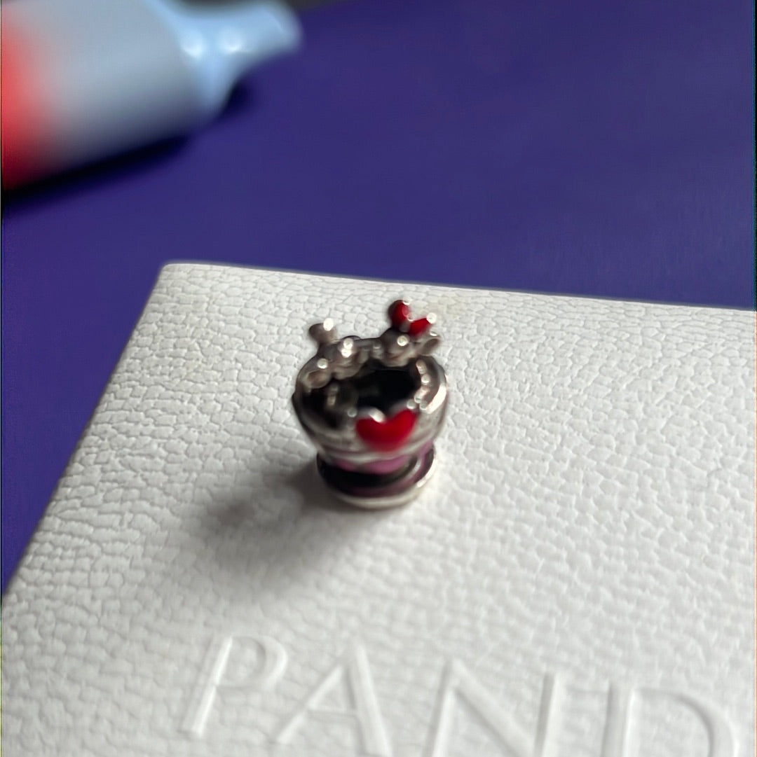 Genuine Pandora Micky & Minnie Mouse in A Teacup Charm Disney Parks Exclusive
