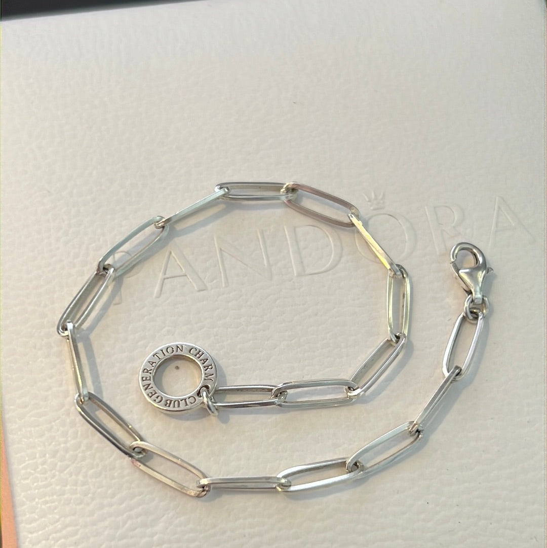 Genuine Thomas Sabo Link Paperclip 19cm Bracelet