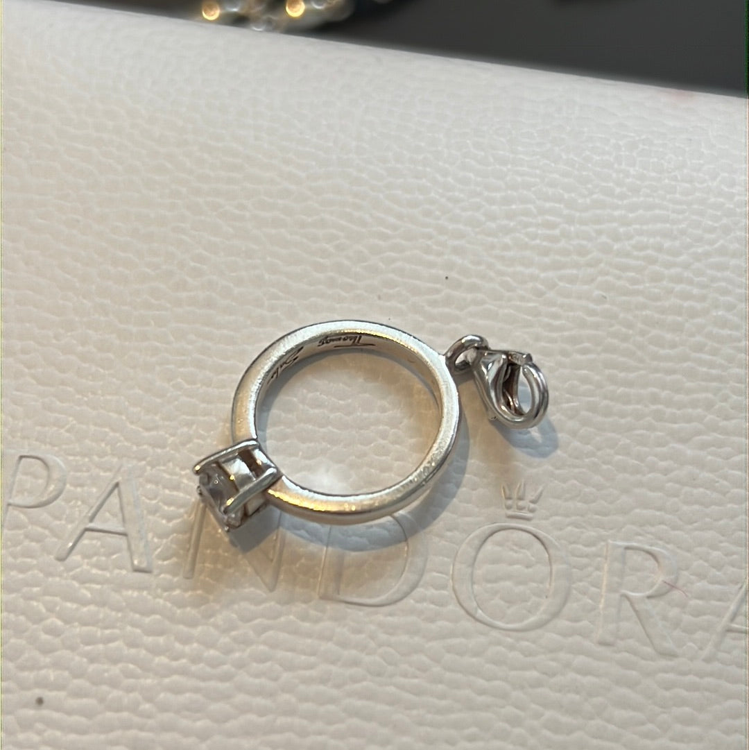 Genuine Thomas Sabo Wedding / Engagement Ring Dangle Clip Charm