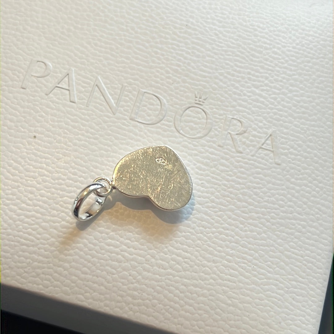 Genuine Links of London Sterling Silver Heart With Flat Bottom Charm fits on Sweetie