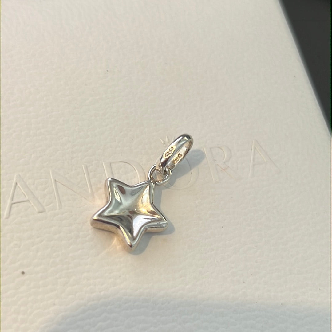 Genuine Links of London Sterling Silver Star Charm fits on Sweetie Bracelet