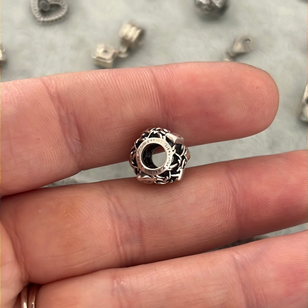 Genuine Pandora Locked in Your Heart Padlock Openwork Charm