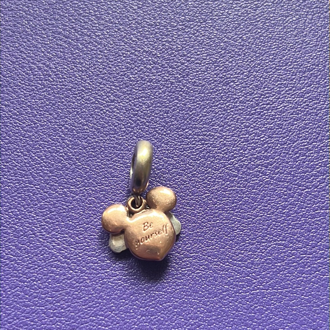 Genuine Pandora Rose Gold Disney Mickey Mouse Peek a Boo Charm