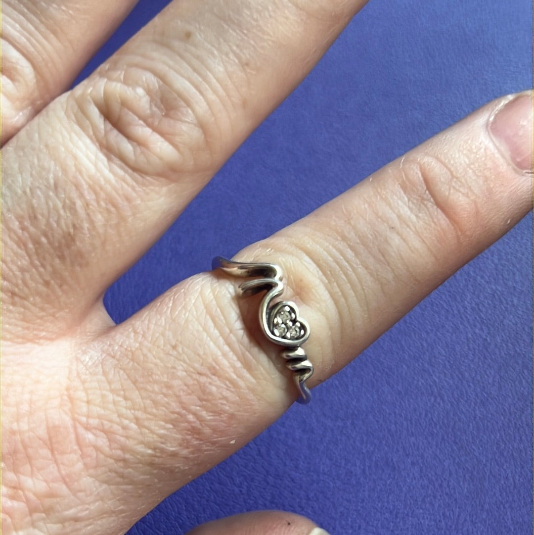 Genuine Pandora Mum Pave Ring 60