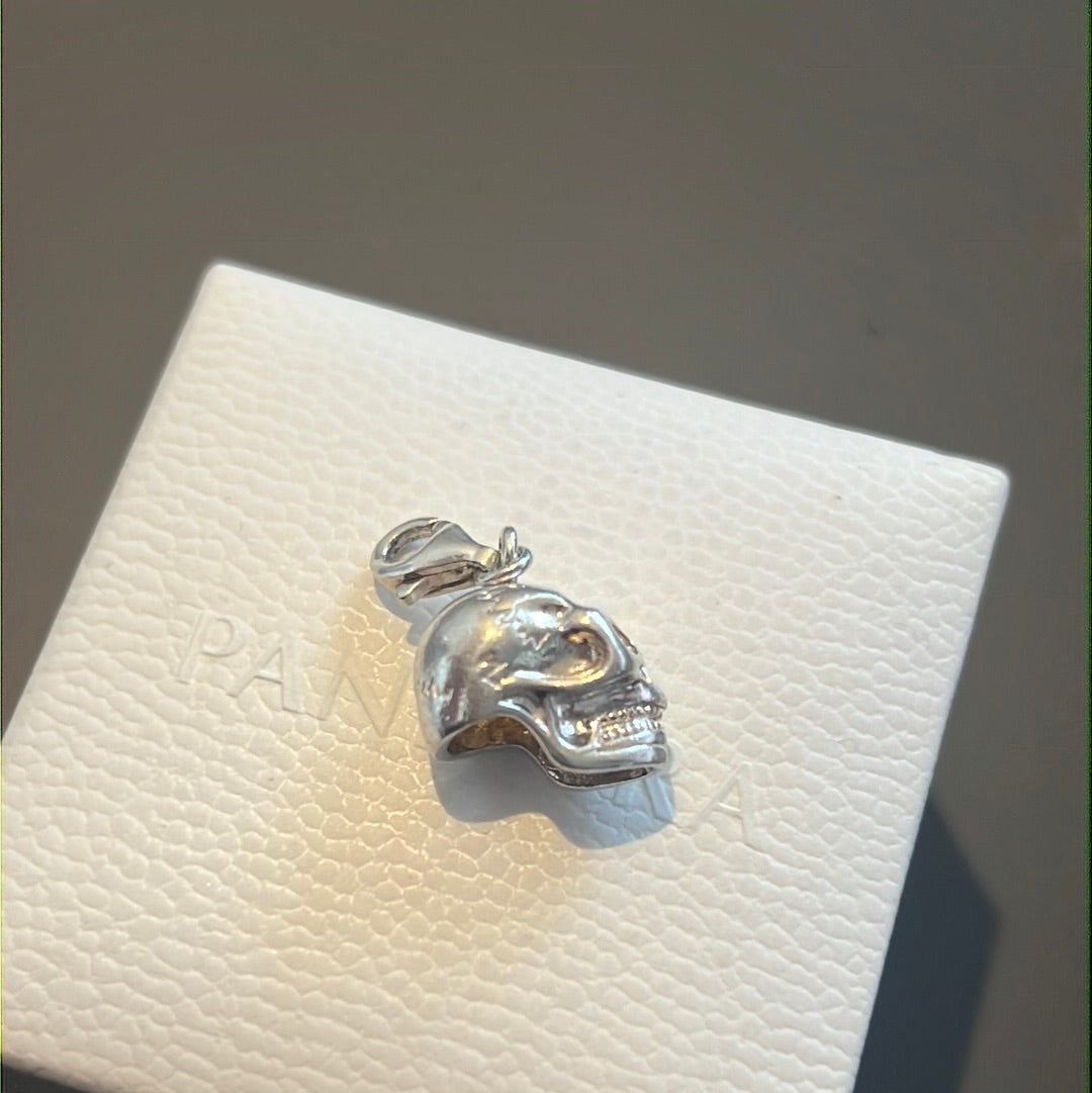 Genuine Thomas Sabo Rare Skull Clip Charm